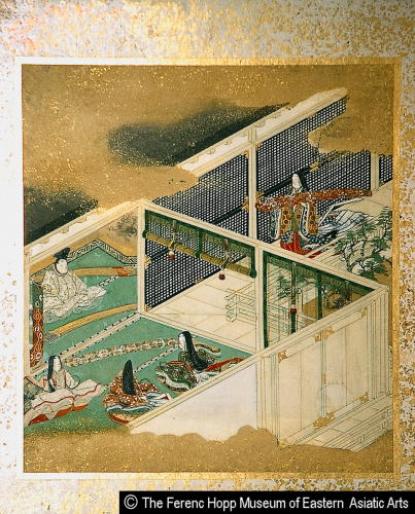 Részlet a Gendzsi herceg nyomában c. kiállítás anyagából